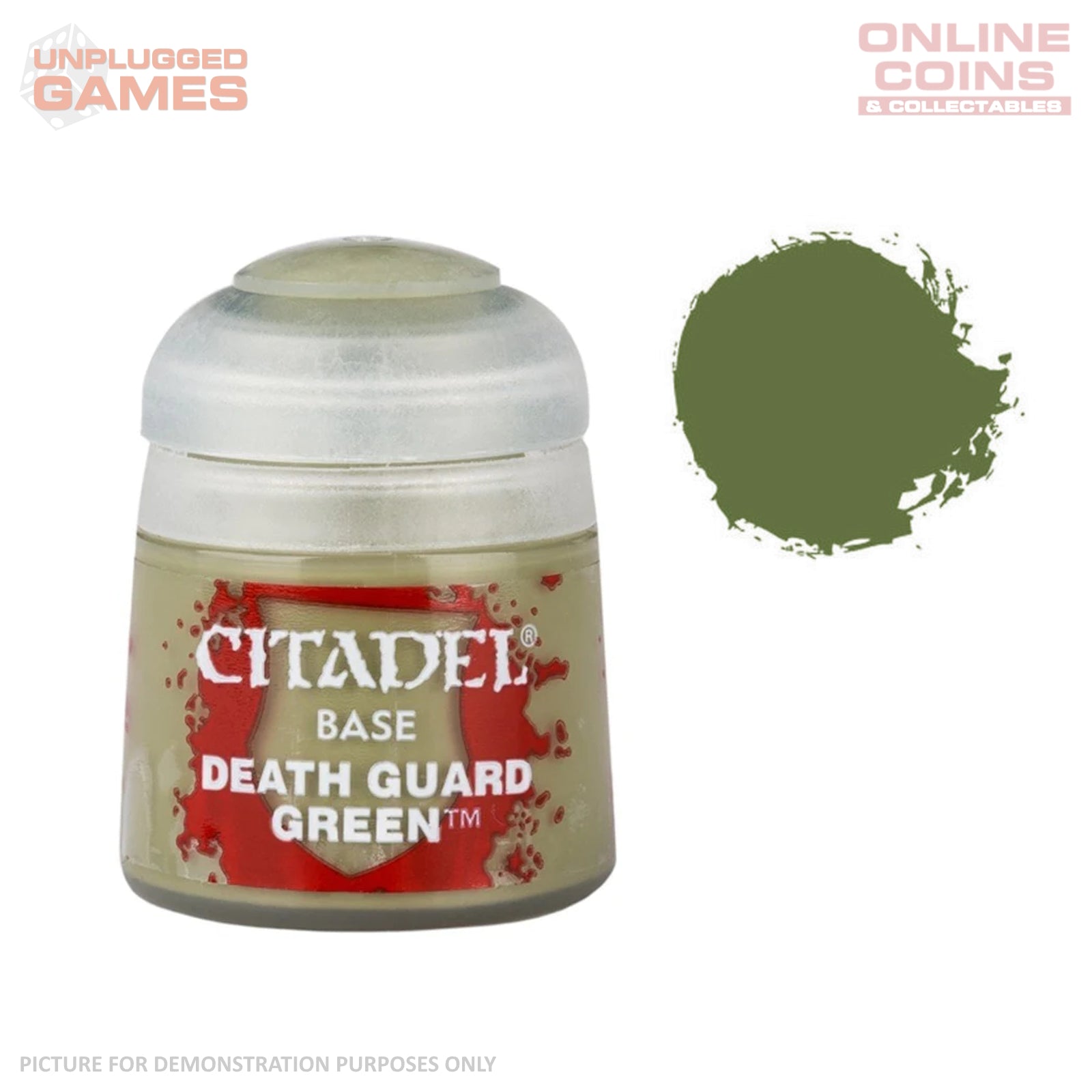 Citadel Base - 21-37 Death Guard Green